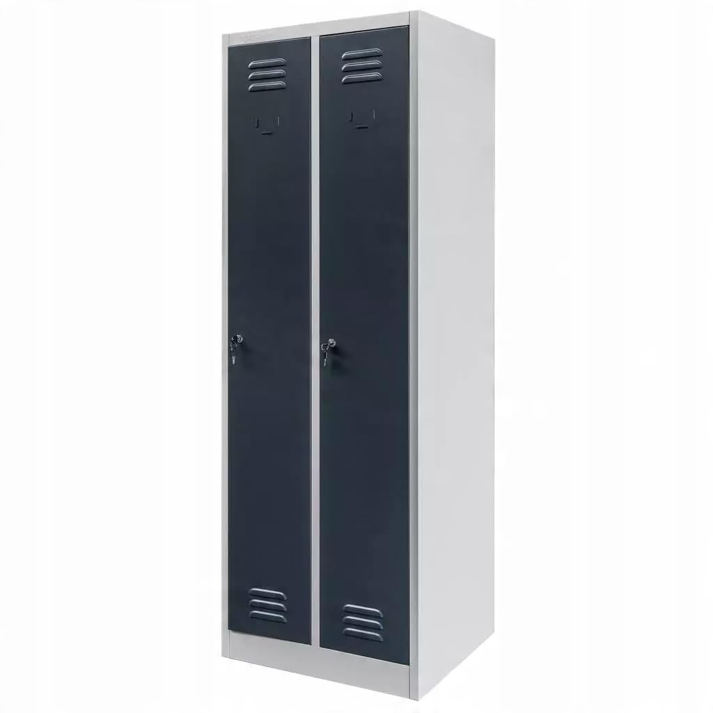 Mega-M Szafka BHP Ubraniowa Metalowa Pracownicza 2-Drzwiowa 60cm