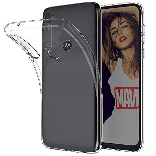 EGALO Moto G Power Case Clear,Slim Thin Silicone Soft Skin Flexible TPU Shock Absorption Gel Rubber Anti-Scratch Lightweight Protective Cases Cover for Motorola Moto G Power,Crystal Clear