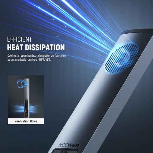 Image of NEEWER Handheld 2.4G LED Video Light Stick Kit, Upgraded 40W Dimmable 3200K-5600K CRI97 with Stands /Filters /Carry Bag for Gaming Photography YouTube TikTok Video Recording, BH20B Ultra