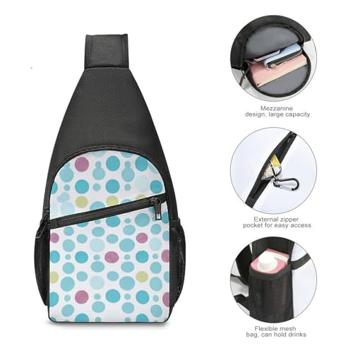 Bolso cruzado deportivo para senderismo con diseño estilo lunar miniatura 5