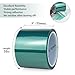 TOUSEN 0.05 ×10mm × 108FT PET High-Temperature Green Tape – Heat Transfer Tape for Heat Sublimation Press Vinyl - Easy Peel-Off Residue-Free, Electronics, Automotive & Industrial Use