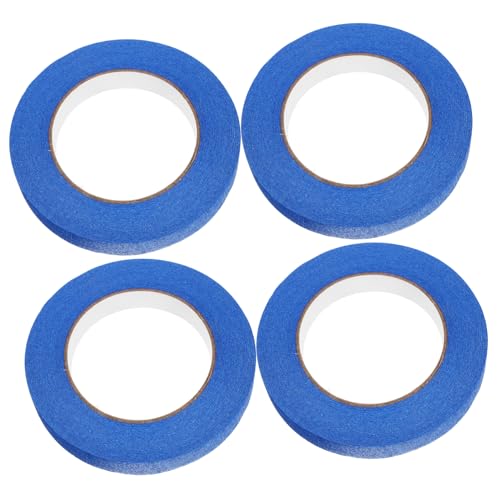 ULTECHNOVO Residue- Painter's Tape 18mm Wide Thin Masking Tape 50m Roll Blue for Auto Work