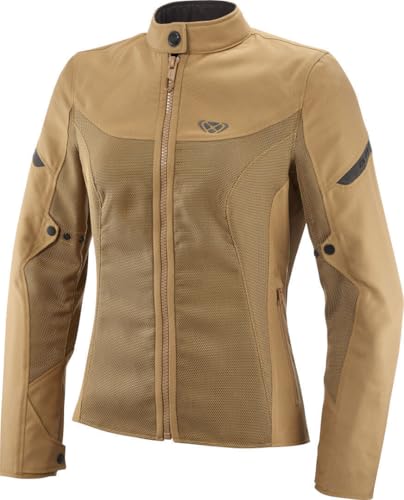 IXON Fresh Damen Motorrad Textiljacke, sand, M