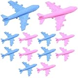 DIYEAH 12pcs Airplane Eraser Erasers for Kids Cute Puzzle Erasers Mini Puzzle Kids Art Erasers Kid Puzzles Unique Present for Children Cute Erasers Artistic Drawing Tools Shaped Erasers