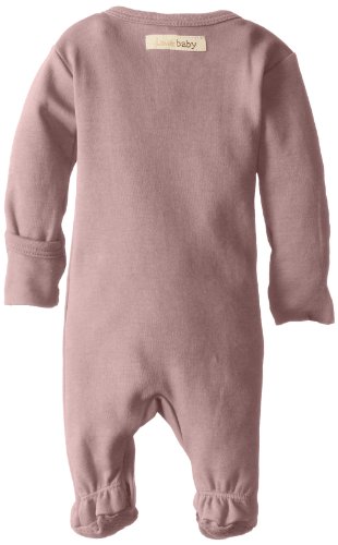 L'ovedbaby Baby Girls Organic Snap One-Piece Footies, Mauve, Preemie/Nb 4-7 Lbs Us #TOP1