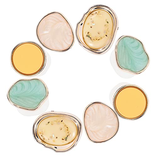 PartyKindom 8Pcs Silicone Toe Separators Small Toe Spacers for Manicure Nail Polish Application Skin Friendly Reusable Design for Women Men