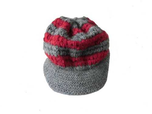Casquette péruvienne en alpaga haut de gamme tricotée main pour un hiver élégant