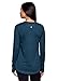 RBX Active Women's Long Sleeve Tunic Tee, Lightweight Crewneck Pullover T-Shirt, Super Soft Relaxed Fit Yoga Top M