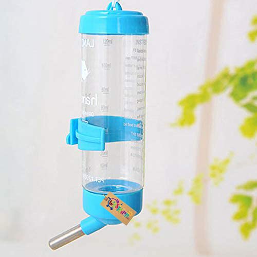 Western Era Cage Hanging Water Bottle, Dispenser Feeder, No Drip, Leak Proof, Fit for Hamster, Guinea Pig, Rabbit, Dog (Blue) (B081TB5H1C) Amazon Price History, Amazon Price Tracker