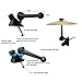 Car Cymbal Air Vent Symbol Drum Crash for Dash