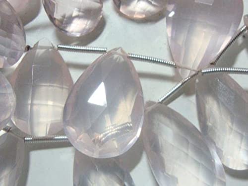 Perles de quartz rose naturel pour fabriquer un cadeau de fête des mères personnalisé