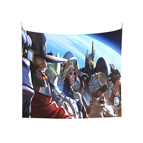 Overwatch �I�[�o�[�E�H�b�` �^�y�X�g���[ �A�j���A���r���O���[���A�x�b�h���[���A���̑��� �p�[�\�i���M�t�g150*130cm