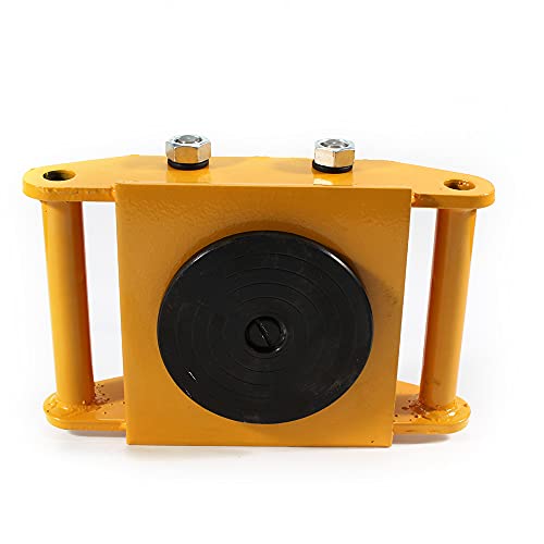 Chariot manutention machines lourdes roues pivotantes anti-blocage - 2