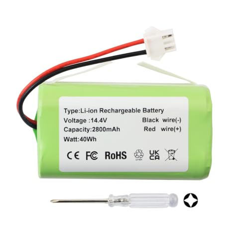 Image of New Replacement Battery INR18650 M26-4S1P for ECOVACS 2349 4INR19 /66 Robot Vacuum Cleaner CMICR18650F8M7-4S1P ICR18650-26J-4S1P BFG-WSQ TW4-11 PA04 DEEBOT 10002265 UR18650ZY-4S1P-AAM 14.4V 2800mAh