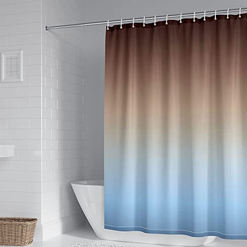 Rideau de douche 180x200cm polyester dégradé bicolore KnSam - 2