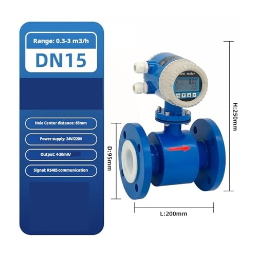 Mesure de débit électromagnétique précise avec le capteur DN15 316SS - 3