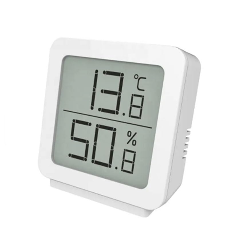 ABS Portable Thermometer Hygrometer White Digital Display Bedroom Living Room