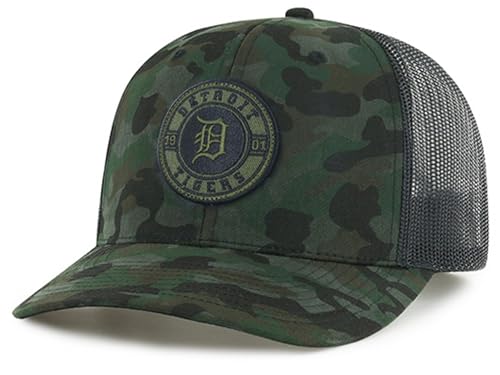 Gorra Trucker Camo Detroit Ajustable Negra miniatura 1