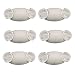 Amazon Basics LED Emergency Light, UL Certified, 6-Pack, Adjustable Two LED Bug Eye Head, Battery Backup, 90-Minute Backup, Nickel Cadmium