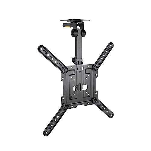 TOOQ LPCE1123TSLI-B - Soporte de Techo para Pantallas de 23'-55', VESA Máximo 400x400 mm, Color Negro