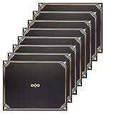 Certificate Holders, 25-Pack Certificate Covers for Letter Size 8.5 x 11 Inch Paper, Certificate Folders, Black, 9 x 11.5 Inches