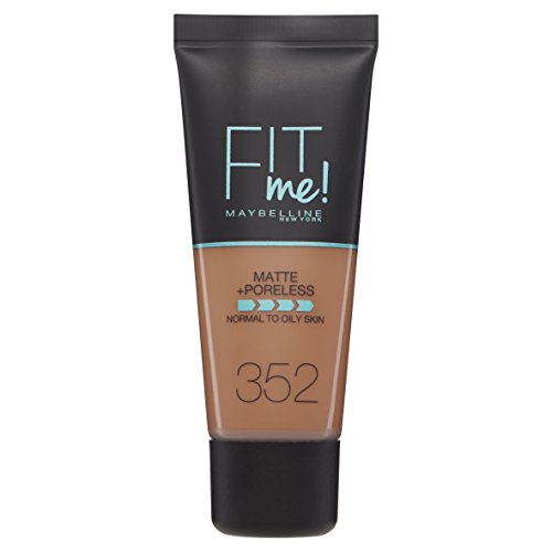 Maybelline Truffle Fit Me Matte and Poreless Foundation Number 352, 30 ml, 30 ml (Pack of 1)