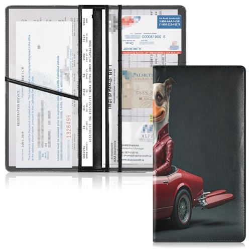 Organizador de Documentos de Cuero Slim miniatura 6