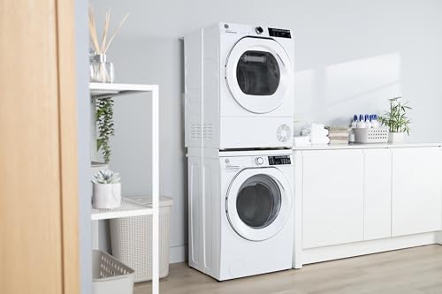 CARE+PROTECT Universal Stacking Kit, for Washing Machines and Tumble Dryers, Depth 55 to 62 cm, Space-Saving, Anti-Tipping, Easy to Install, White - Image 10