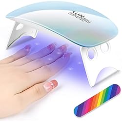 Lamparas Uv Amazon URAQT Lampara UV Led Profesional para Uñas de Gel Semipermanentes, Maquina Plegable Portable, Secador USB para Hogar y Salón, Ideal para Todo Tipo de Manicura