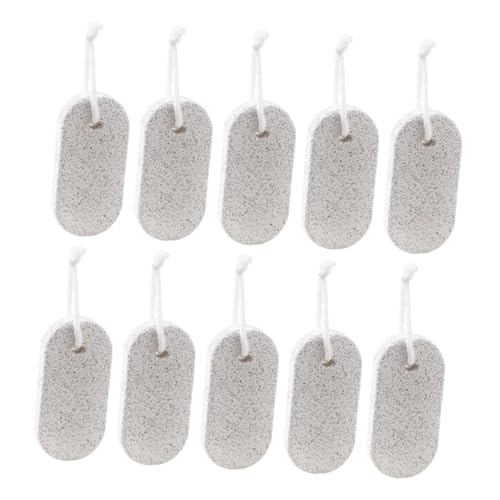 Pierre ponce naturelle pour pieds VICASKY : lot de 20 pierres volcaniques de taille moyenne