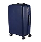 Mala de bordo em Polipropileno 4 rodas 360º - AeroMalas Irlanda (Azul Escuro)