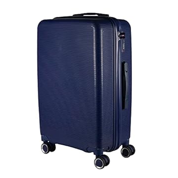 Mala de bordo em Polipropileno 4 rodas 360º - AeroMalas Irlanda (Azul Escuro)