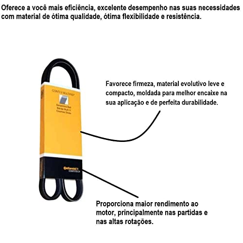 Correia do Alternador Celta Corsa Prisma Tigra Gol Parati Saveiro Voyage Polo Cherokee Jeep