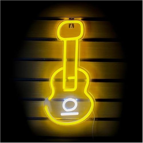 Lampe néon violon acrylique LED veilleuse décoration murale suspendre salon
