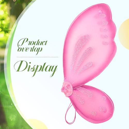Sratte Fairy Princess Butterfly Wings Girls Kids Butterfly Costumes Set Star Wands Adults Christmas Birthday Party3