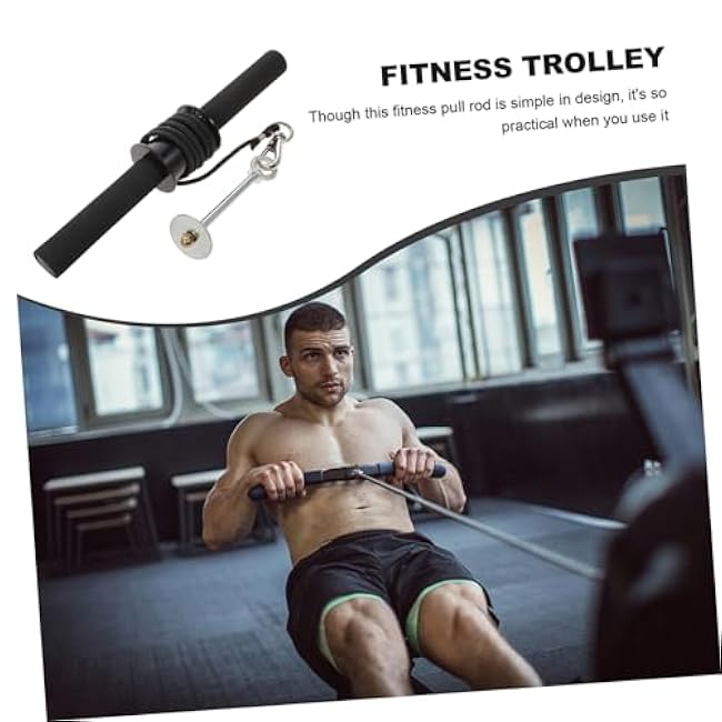 Wrist Trainer Forearm Roller Strength Exercise Tool for Home Fitness Tube Construction for Grip Strength and Endurance Training Random Accessories