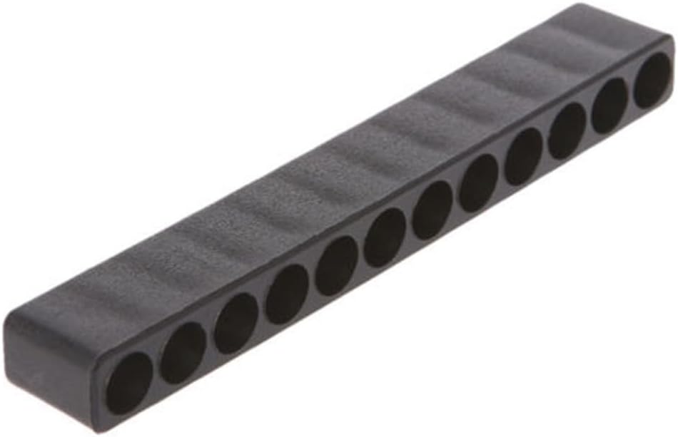 12-Hole /4 Inch Hex Shank Screwdriver Bit Holder Set (4-Pack) – Plastic Drill Bit Storage Organizer for Screwdriver and Hex Bits, Compact Tool Organizer for