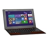 Skinomi Dark Wood Full Body Skin Compatible with Sony Vaio Tap 11 (SVT11213CXB, Tablet and Keyboard)(Full Coverage) TechSkin with Anti-Bubble Clear Film Screen Protector