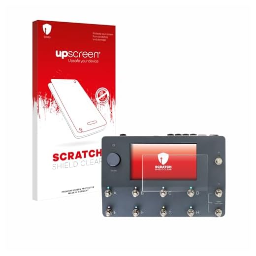 upscreen Protector Pantalla para Neural DSP Quad Cortex Película Protectora – Transparente, Anti-Huellas