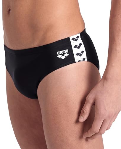 Image of Arena Mens Arena Feel Men's Icons Solid Swim Briefs