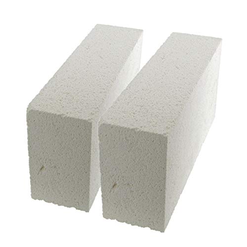 WireJewelry Medium Duty Insulating Fire Brick, Rated Up to 2600 Degree Fahrenheit - 2 Pack