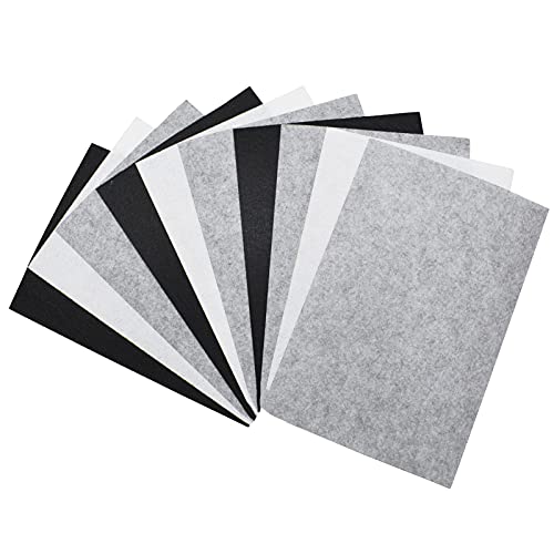 Image of Asian Hobby Crafts A4 Combo Felt Fabric Sheets for Flower Making & DIY Craft Projects, Scrapbooking, Sewing Dolls, Embroidery & Patchwork, School Projects, Kids Art & Craft Supplies, Home Decorations - Set of 10 Pcs