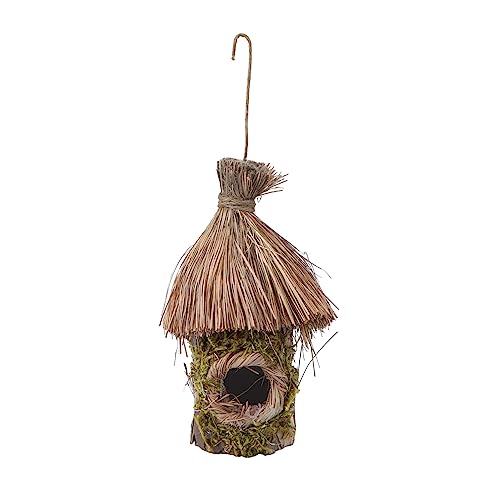 BESPORTBLE 1stück Hängendes Vogelhaus Langlebiges Nistkästchen Für Wildvögel Handgefertigte Vogelunterkunft Für Garten Und Balkon Und Warm