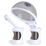 Wuissvnb Hair Steamer, 2-in-1 Hair and Face Steamer with Extendable Arm, Portable Tabletop Steamer, Suitable for Home and Salon Personal Care