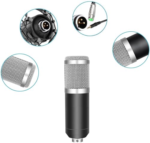 Image of IMAGINEA bm 800 Condenser Microphone for Studio Broadcasting & Recording, Singing, Streaming, and Gaming Professional Podcast Audio Equipment