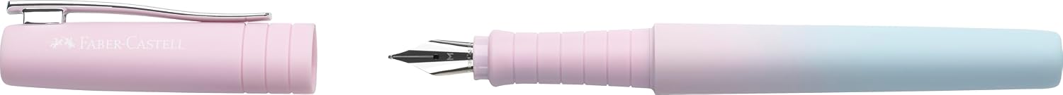 Faber-Castell 241017 - Poly Pen Flow Edition Fountain Pen - M - Blushing Sky