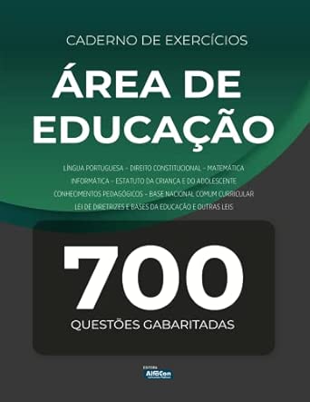 Caderno de Exercícios Área da Educação