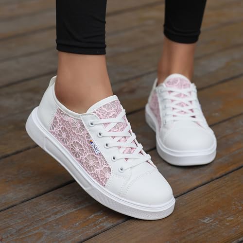Chaussures de mariage blanches en dentelle légères pour éviter les pieds gonflés - 3