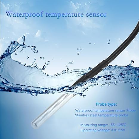 Waterproof DS18B20 temperature sensor probe
