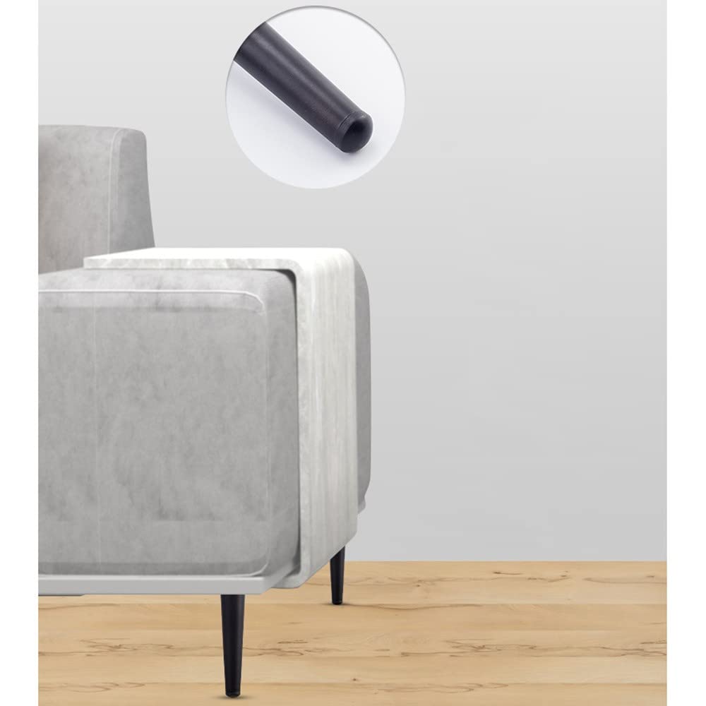 Regulowane nogi meblowe, skośne/proste, stożkowe, metalowe, do stolika nocnego, szafki, stolika kawowego, 4 szt. (kolor: a, rozmiar: 72 cm)